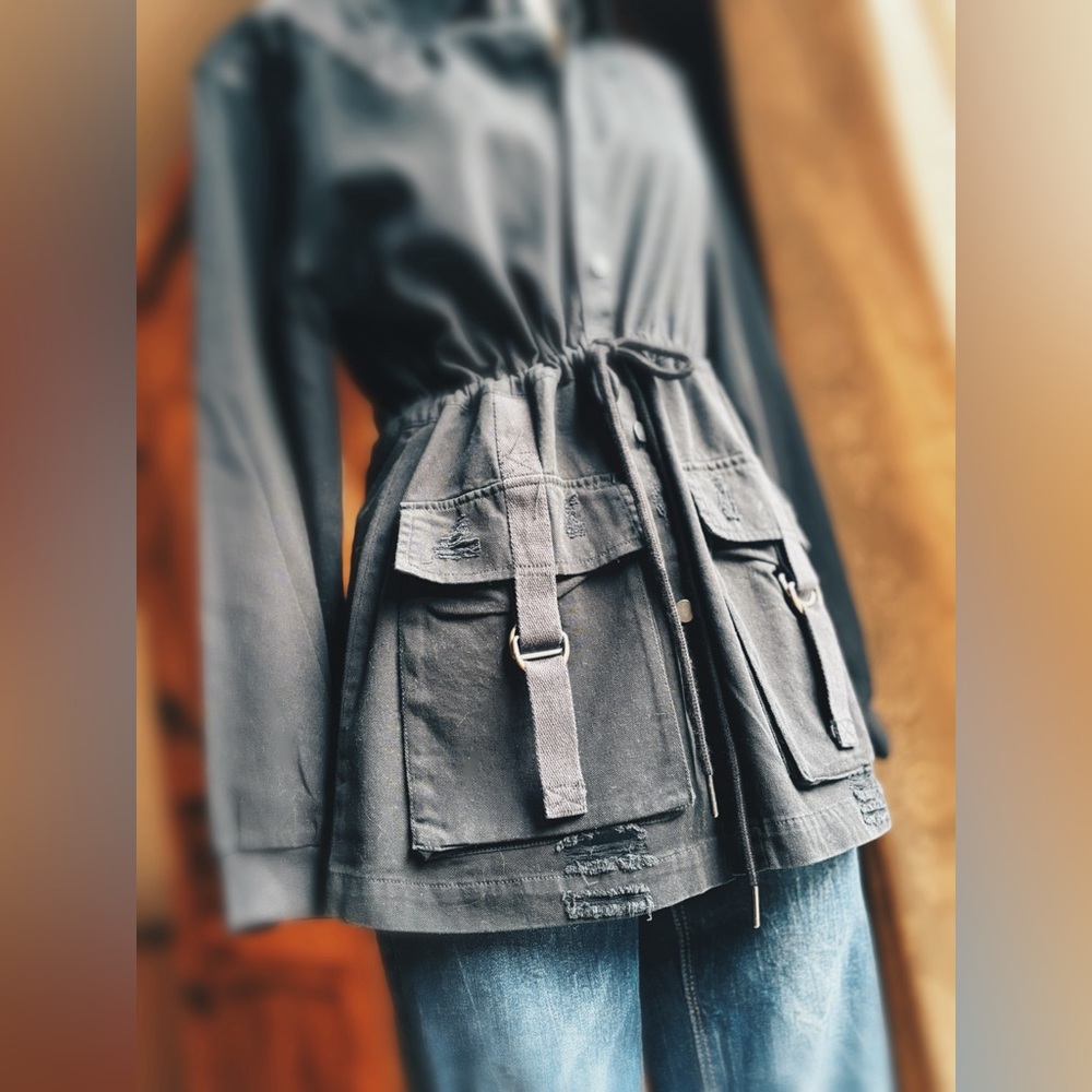 Jacket Utility Distressed - Picture 5 of 10